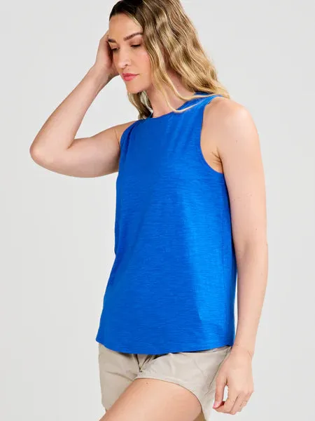 tasc Performance Women's Nola Tank 2.0 in Galactic Blue