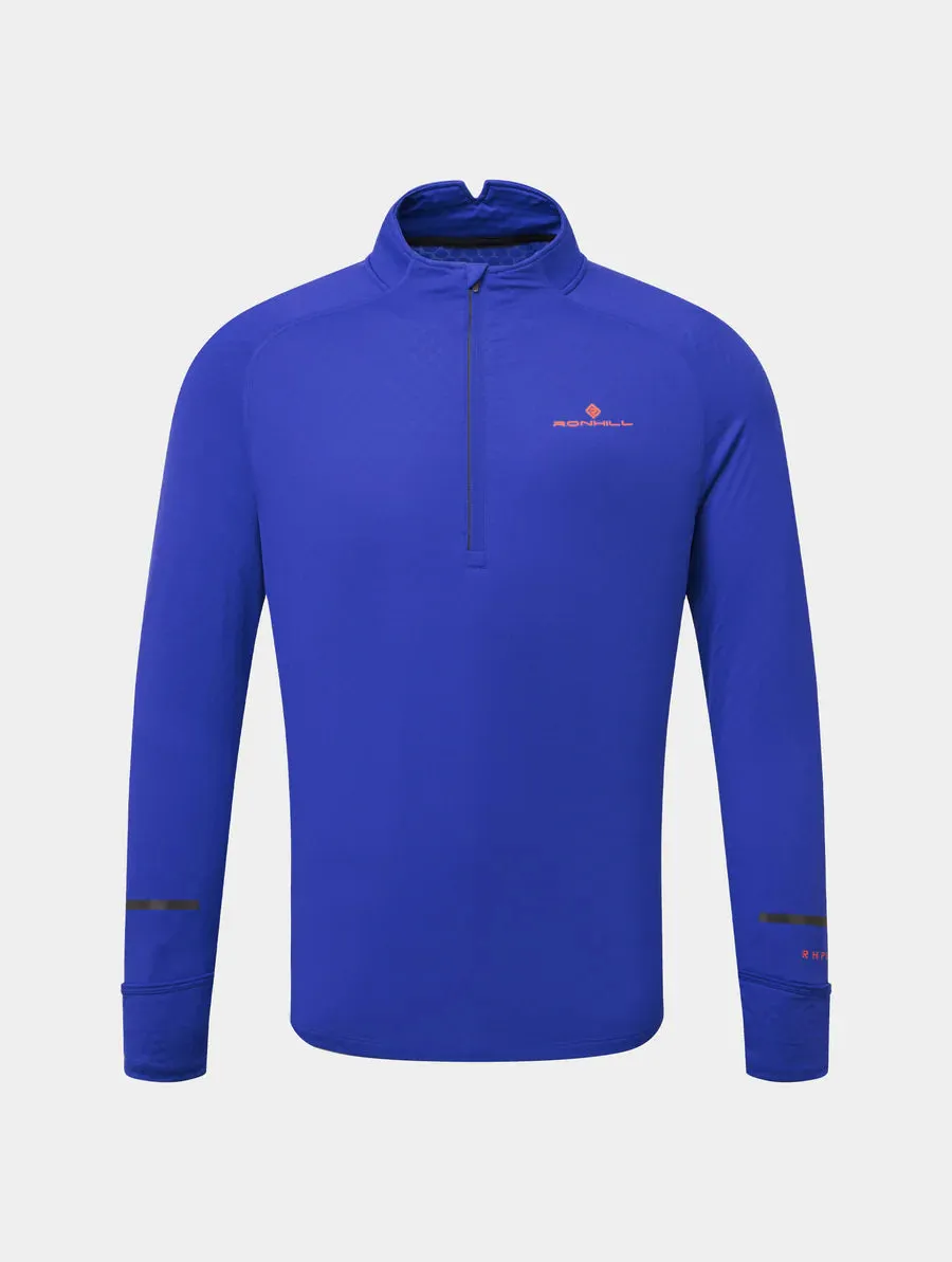 Tech Prism 1/2 Zip Top | Cobalt/Flame