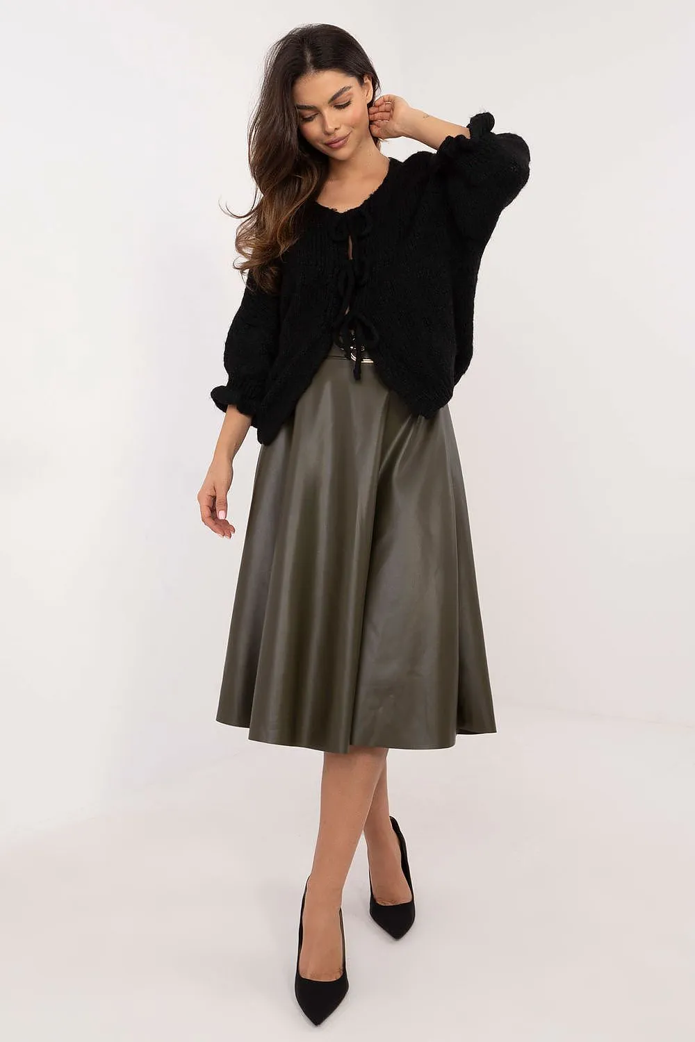 TEEK - Belted Flared Skirt