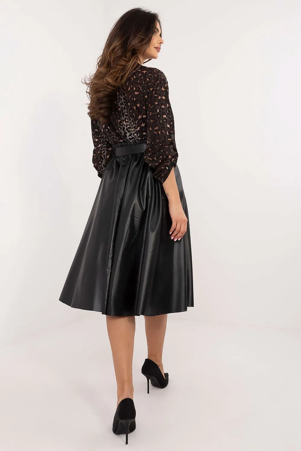 TEEK - Belted Flared Skirt