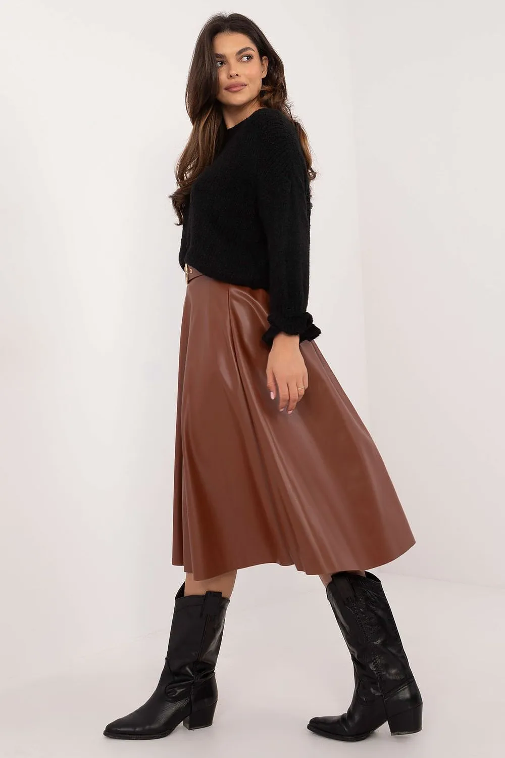 TEEK - Belted Flared Skirt