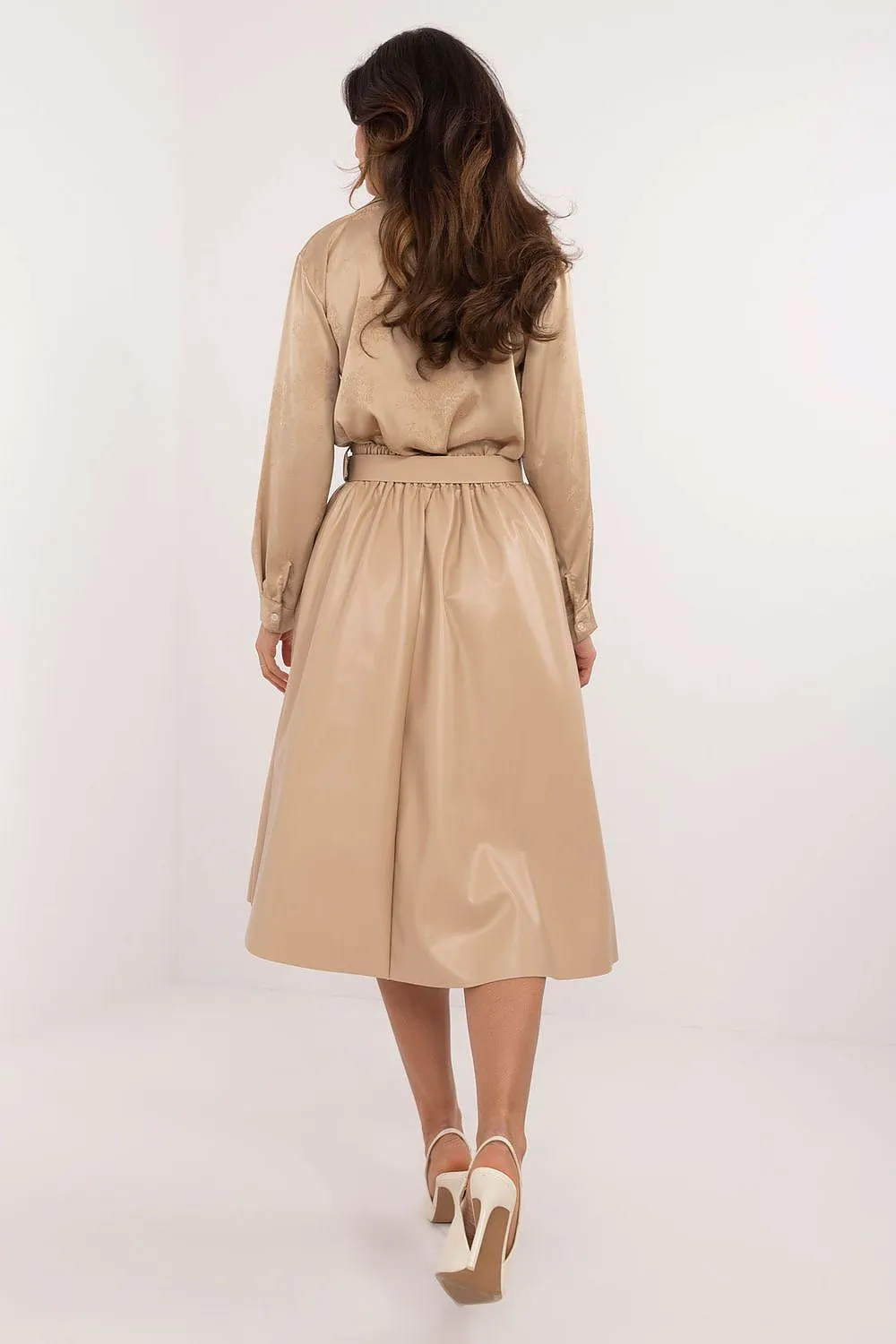 TEEK - Belted Flared Skirt