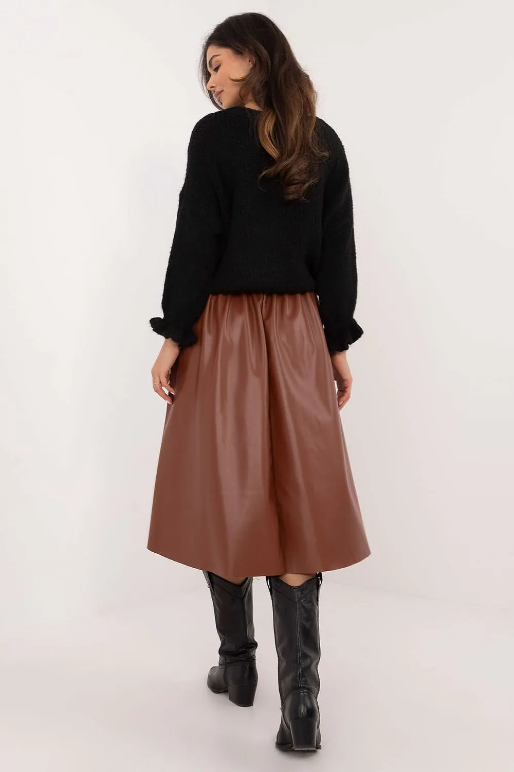 TEEK - Belted Flared Skirt