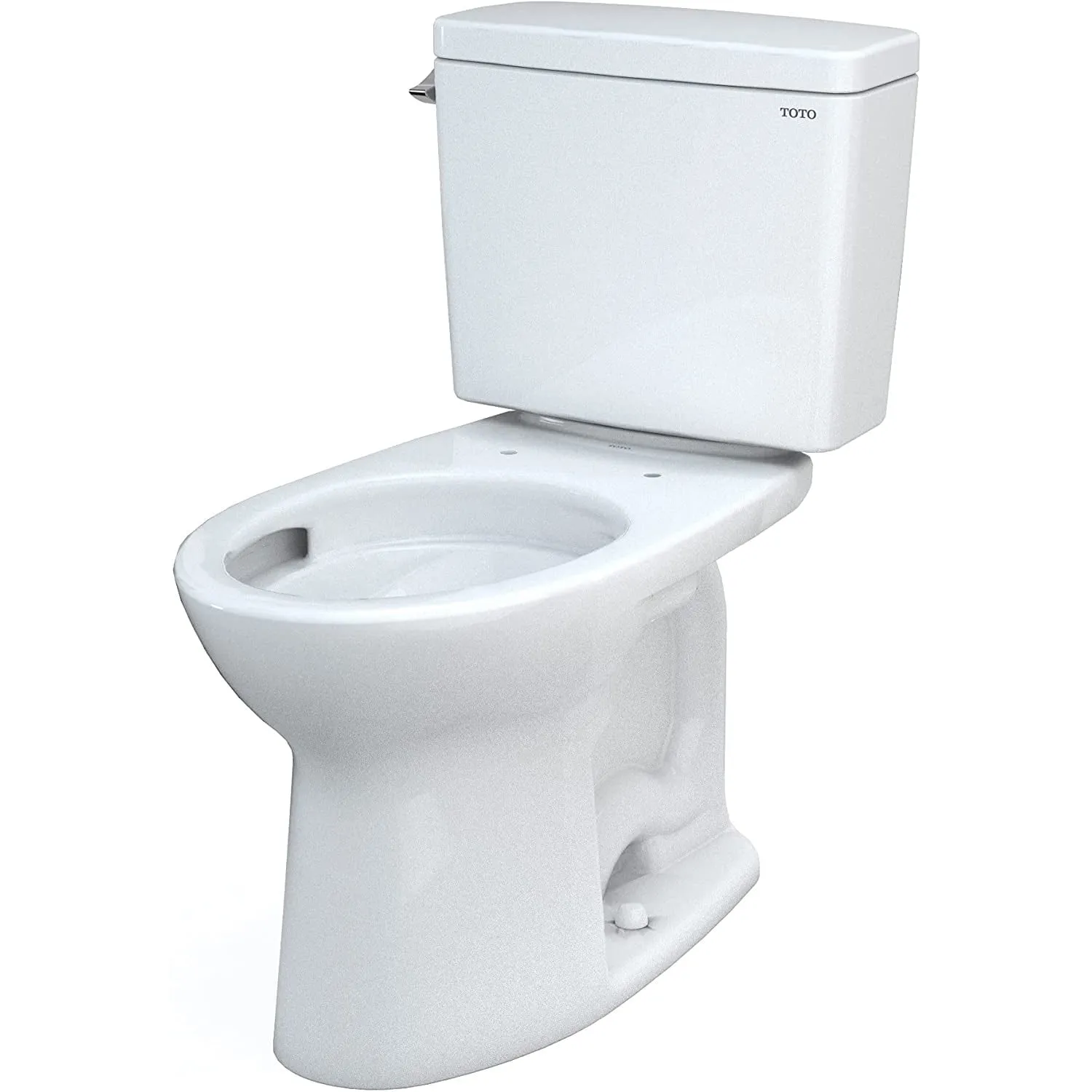 TOTO CST776CSG#01 Drake Two-Piece Elongated Toilet with 1.6 GPF Tornado Flush, Cotton White