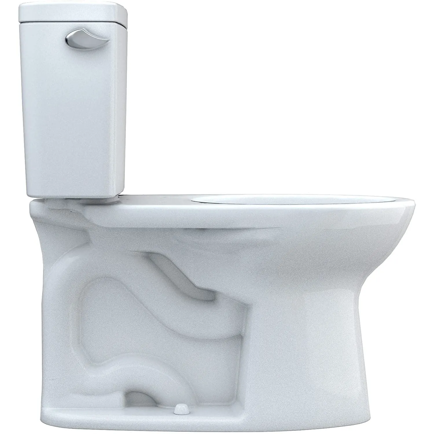 TOTO CST776CSG#01 Drake Two-Piece Elongated Toilet with 1.6 GPF Tornado Flush, Cotton White