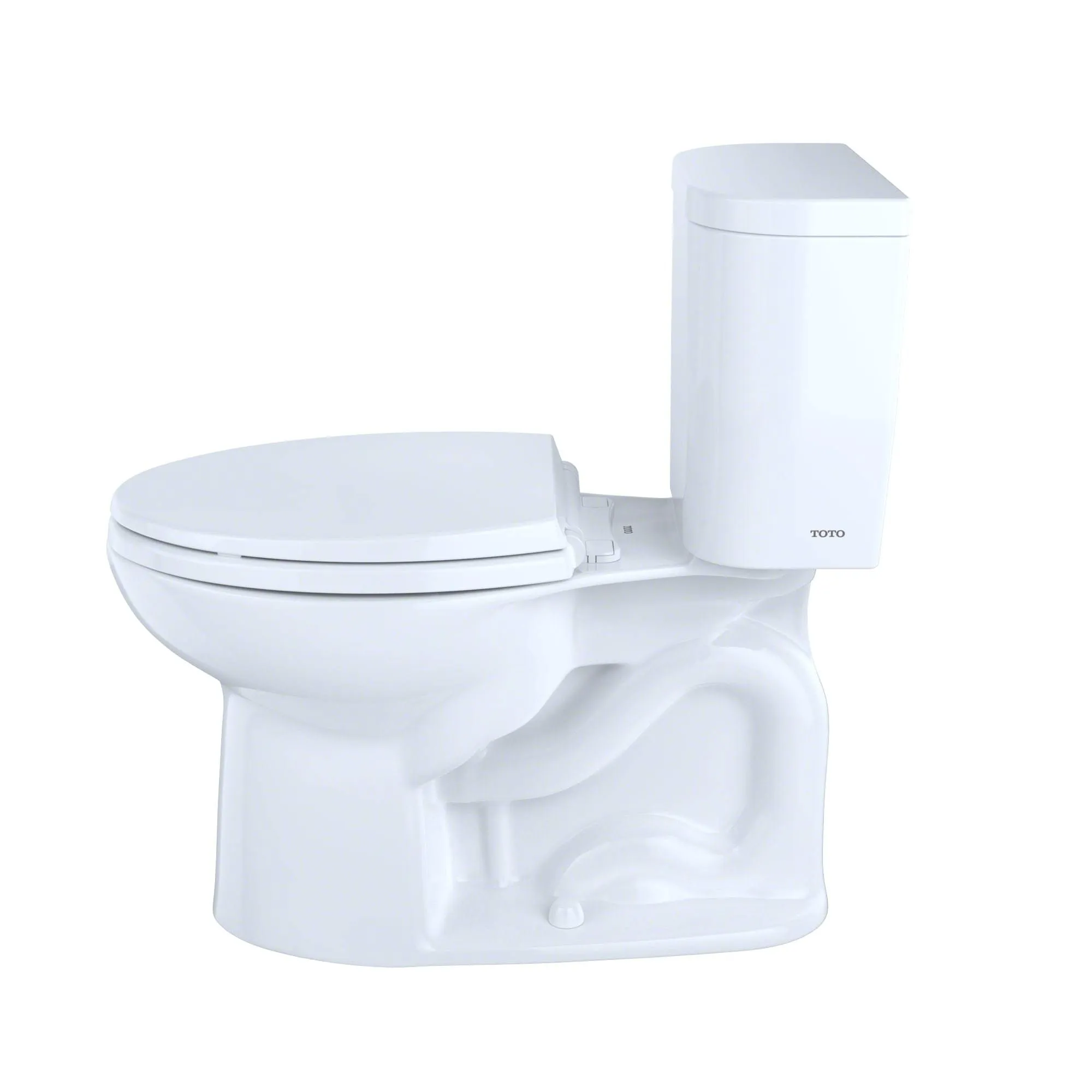 Toto Entrada CST244EF#01 Close Coupled Elongated Toilet 1.28GPF, E-Max Flush