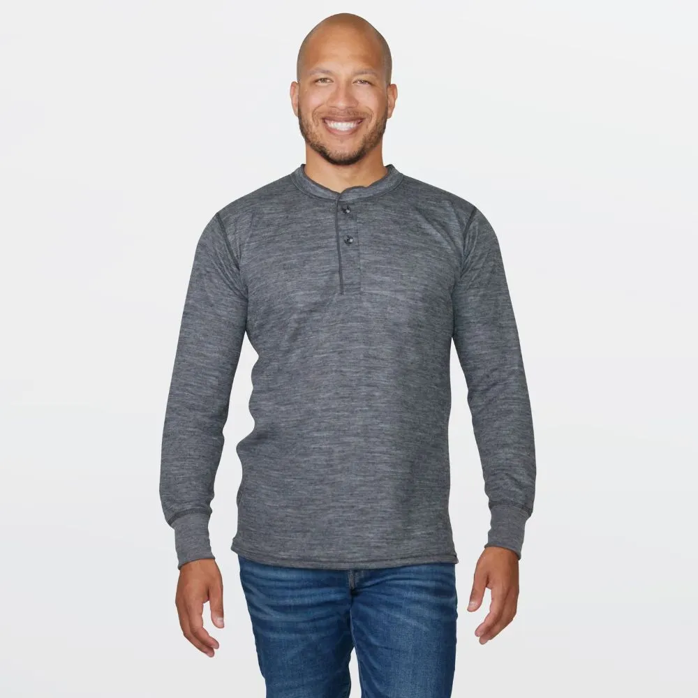 TWO LAYER MERINO - HENLEY