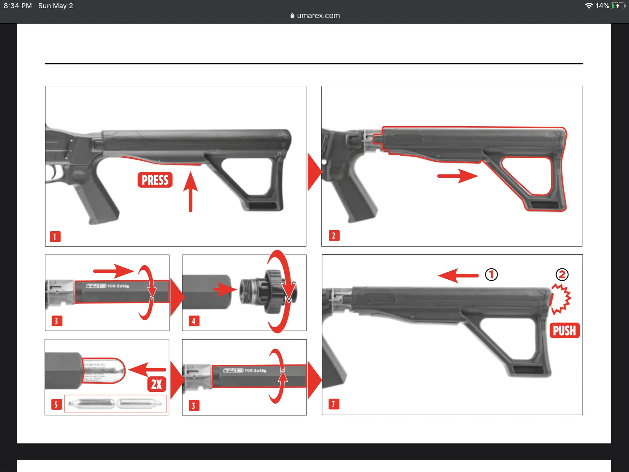 UMAREX HDX .68 40J HOME DEFENCE S/GUN - DEMO