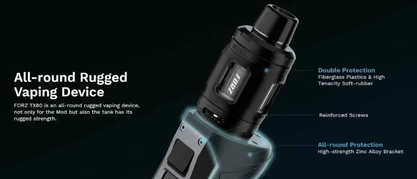 Vaporesso Forz TX80 Vape Kit - FREE 18650 Battery