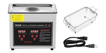 VEVOR 2L 3L 6L 10L 22L 30L Ultrasonic Cleaner Stainless Steel Portable Heated Cleaning Washing Machine Ultrasound Home Appliance