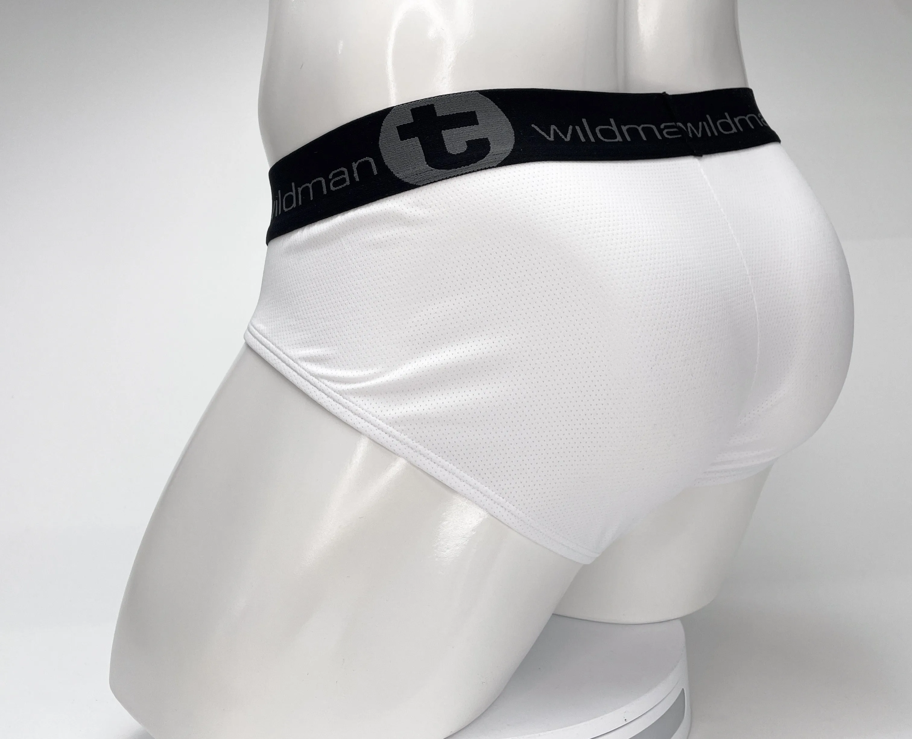 WildmanT Mesh Monster Cock Brief White