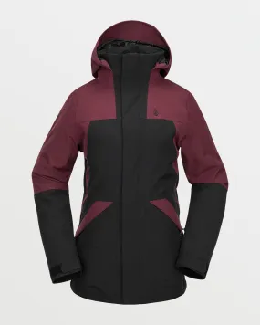 Womens Shelter 3D Stretch Jacket - Burgundy